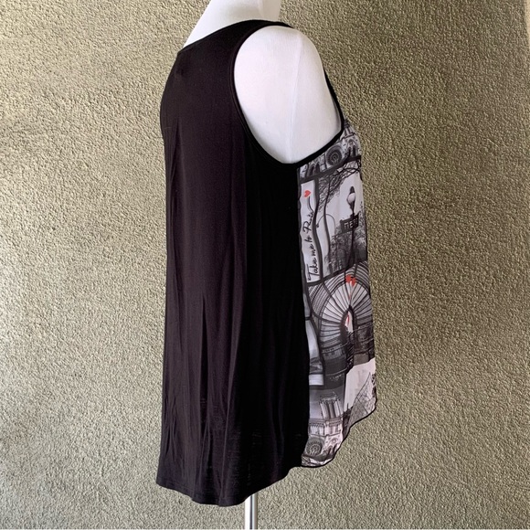 🔥5/$20🔥 “Annabelle” Paris Scenic Tank Top size M - Picture 8 of 12